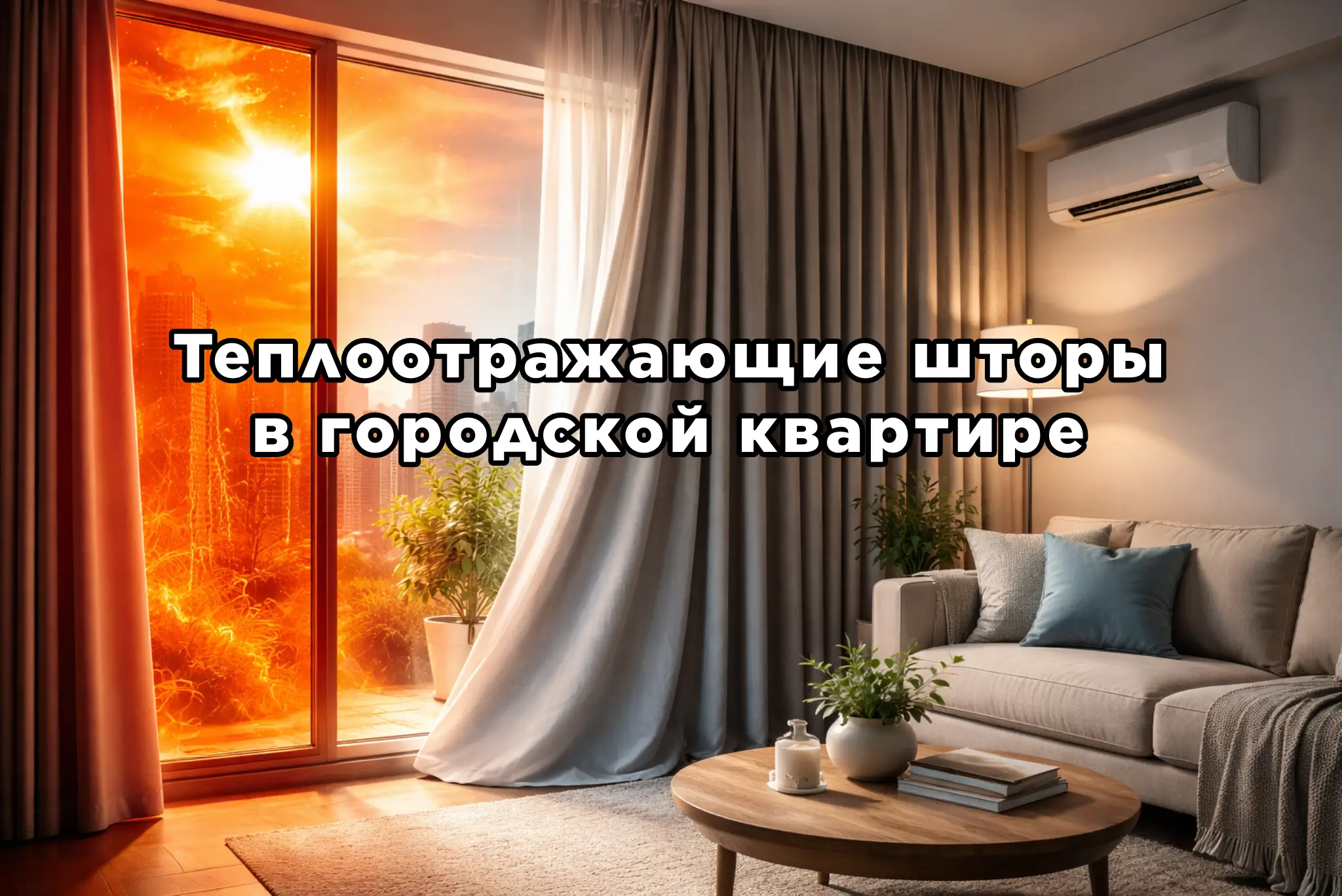 Теплоотражающие шторы: зачем они нужны даже в обычной городской квартире